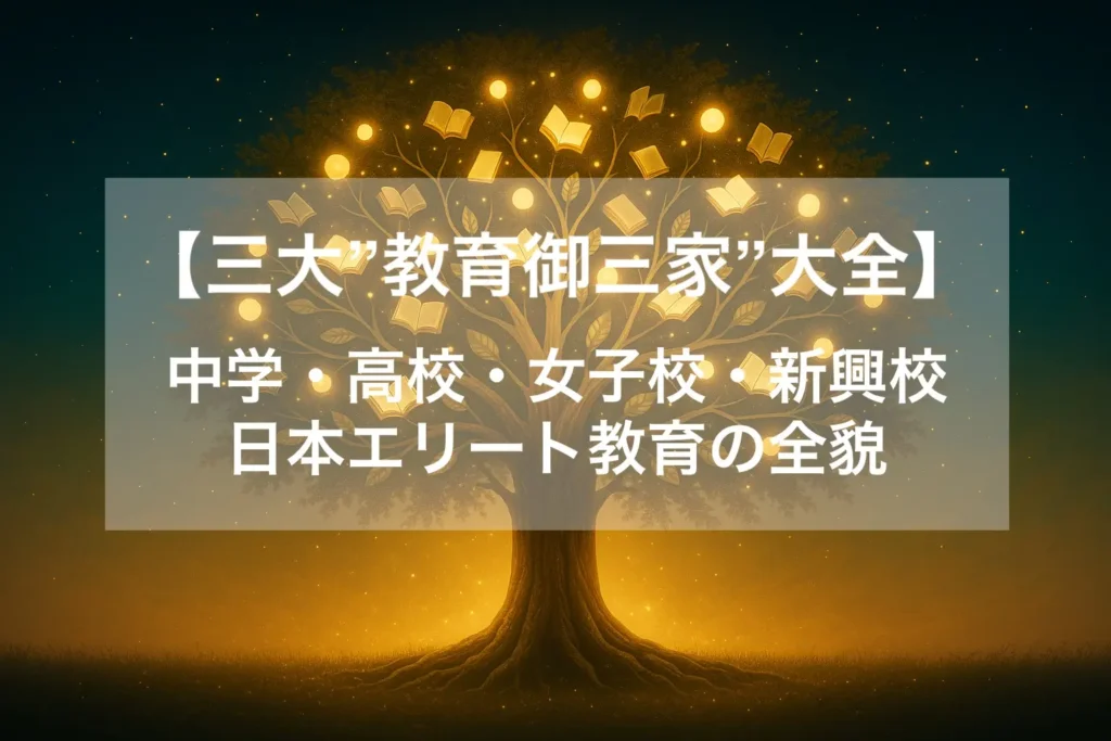 三大教育御三家大全